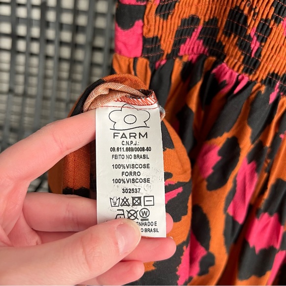 Farm Rio macaquinho leopard pop romper Brazil - Picture 10 of 10